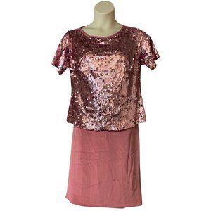 SAMY GICHERMAN COUTURE COCKTAIL PINK SIRT SET XL